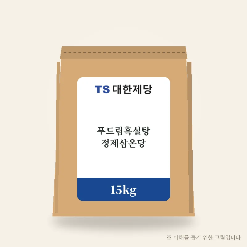 푸드림흑설탕 정제삼온당 15kg 제품 그림